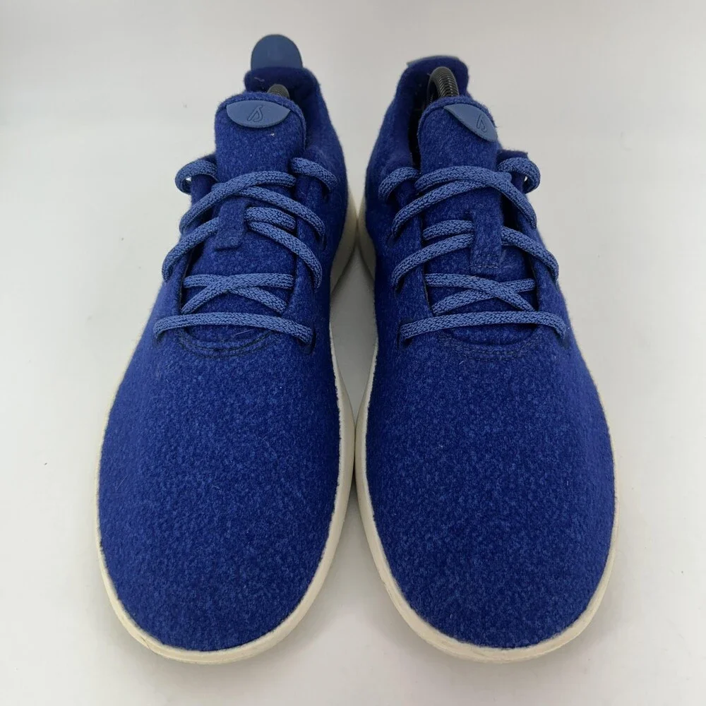 Allbirds Shoes Mens Size 11 Blue Wool Runners Casual Sneakers Golf Lace Up